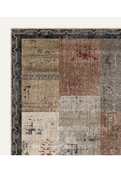 Soft Pastel Vintage Desenli Salon Halısı, Dokuma Taban Dekoratif Şönil Halı modelleri