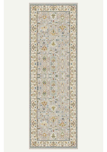 Vintage Desenli Mavi Renkli Salon Halısı, Dokuma Taban Dekoratif Şönil Halı indirimleri