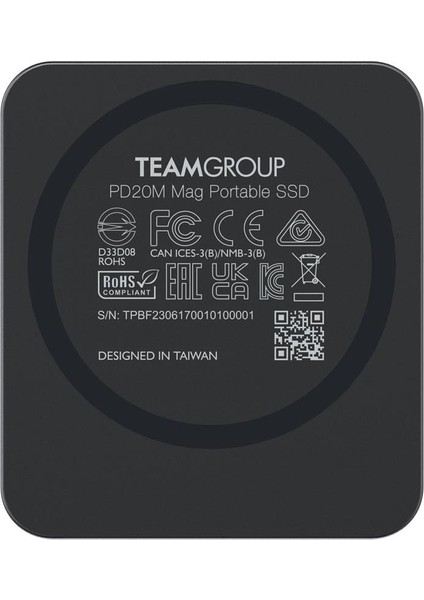 PD20M 1tb Mag Portable SSD Gray 2000/2000MB/S (TPSEG2001T0C108)