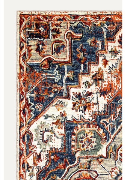 Vintage Desenli Salon Halısı, Dokuma Taban Dekoratif Şönil Halı modelleri