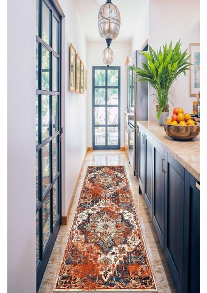 Vintage Desenli Salon Halısı, Dokuma Taban Dekoratif Şönil Halı fırsatları