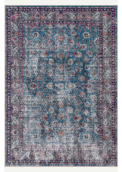 Soft Pastel Vintage Desenli Salon Halısı, Dokuma Taban Dekoratif Şönil Halı fiyatları