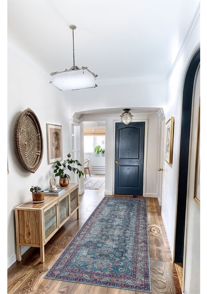 Soft Pastel Vintage Desenli Salon Halısı, Dokuma Taban Dekoratif Şönil Halı fırsatları