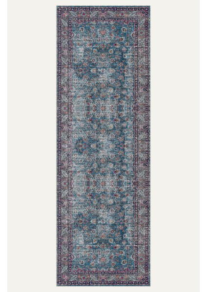 Soft Pastel Vintage Desenli Salon Halısı, Dokuma Taban Dekoratif Şönil Halı indirimleri