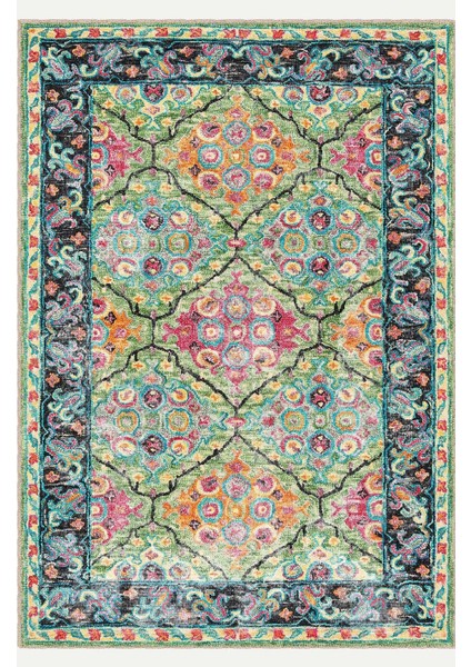 Soft Pastel Vintage Desenli Salon Halısı, Dokuma Taban Dekoratif Şönil Halı fiyatları