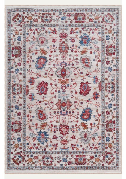 Pastel Zarafet Vintage Desenli Bej Renkli Salon Halısı, Dokuma Taban Dekoratif Şönil Halı fiyatları