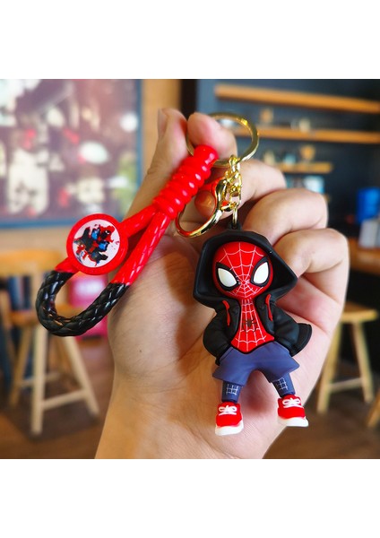 Weırsoın Kaptan Amerika Örümcek Adam Demir Adam Anahtarlığı (Yurt Dışından)