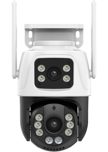 Blue Inter INT- cmR63 6mp Wifi Çift Kamera Iki Yönlü Sesli ve Kızılötesi Gece Görüşlü Güvenlik Kamerası