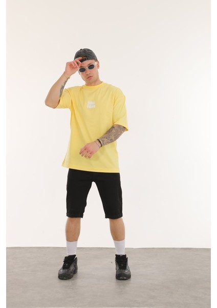 Bisiklet Yaka Oversize Erkek T-Shirt indirimleri