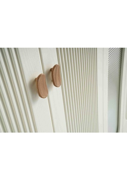 Elegance %100 Mdf Membran 5 Kapaklı Dolap Gardırop