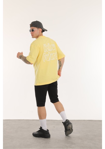 Bisiklet Yaka Oversize Erkek T-Shirt