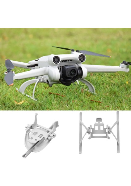 Mini 3 Pro Iniş Takımı Bacak Yüksekliği Uzatıcısı Drone Aksesuarları Geri Çekilebilir Kızak Koruyucu Yedek Parçalar Stand Takımı (Yurt Dışından)