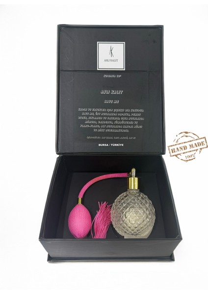 Aslı Kalıt Hediyelik Parfümlü Kolonya 100 ml ( Save Me ) Nostaljik Şişe
