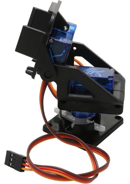1 Takım Çift Akslı Servo Gimbal Titreşim Önleyici Kamera Platform Montajlı Ptz Pan/tilt ile Fpv Drone Montajı Için 2 Adet 9g Servo (Yurt Dışından)