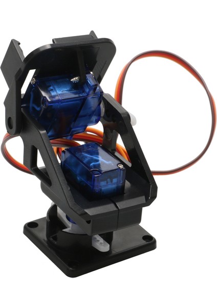 1 Takım Çift Akslı Servo Gimbal Titreşim Önleyici Kamera Platform Montajlı Ptz Pan/tilt ile Fpv Drone Montajı Için 2 Adet 9g Servo (Yurt Dışından)