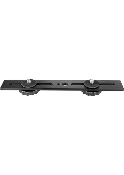 Inç Çift Flaş Kamera Yatağı Tripod Braketi 1/4 Vida ile 3D Stereoskopik Fotoğrafçılık Dslr Kamera Aksesuarları (Yurt Dışından)