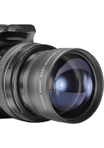 Canon Nikon Sony Pentax 18-55MM Için 58MM 2x Telefoto Lens Tele Dönüştürücü (Yurt Dışından) indirimleri