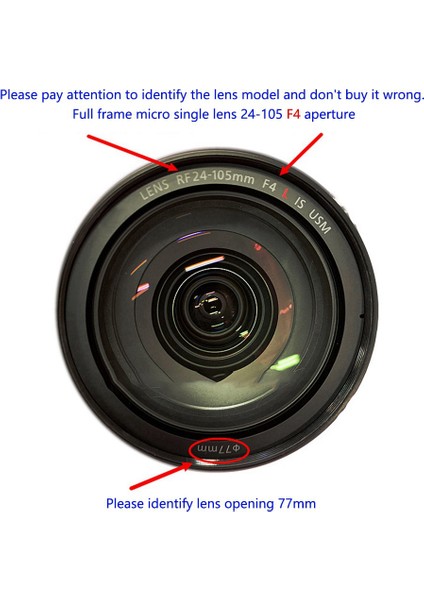 Lens Hood Kamera EW-83N 77MM Ters Petal Çiçek Kapak Koruyucu Canon Eosr R5 R6 Rp Rf 24-105MM F4 L Usm Lens (Yurt Dışından)