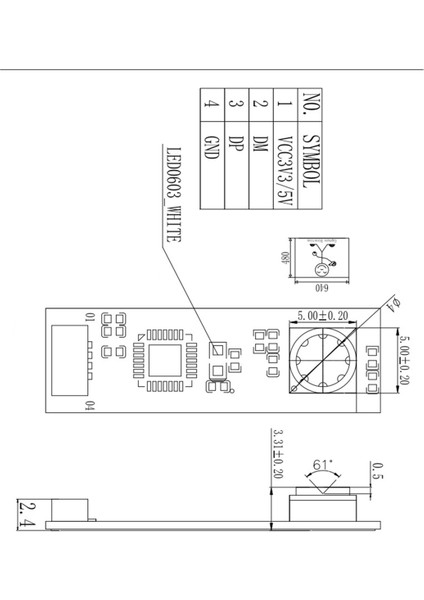 30W Pixel Usb2.0 OV7675 Kamera Modülü + Dizüstü Bilgisayar Kamera Modülü Için USB Kablosu (Yurt Dışından)