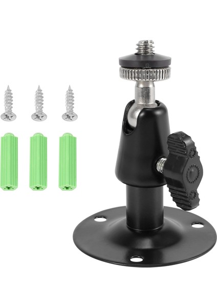 Duvara Montaj Siyah Metal Güvenlik Kamerası Duvar Montajı 7,62 cm (Yurt Dışından)