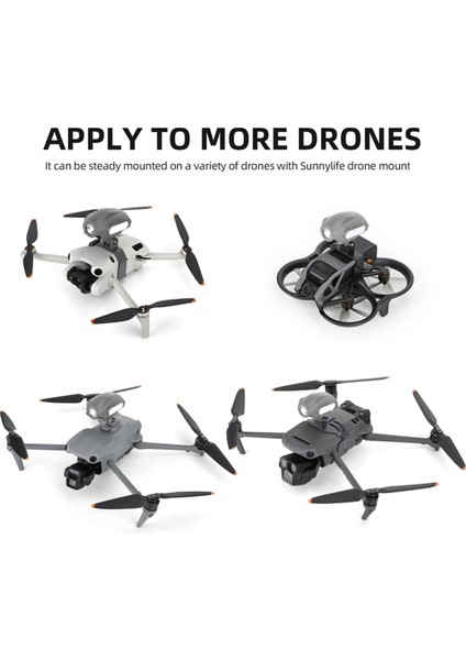 Sunnylıfe Mini 4 Pro/air 3 Arama Işığı Patlama Işığı Iha Çok Işlevli Evrensel Yükseltme Modeli Gece Uçuşu Çekim Işıkları (Yurt Dışından) fırsatları