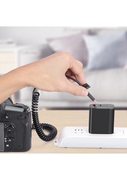 Tip-C Lp E6 E6N Ack-E6 Dr-E6 Kukla Pil ve Dc Güç Bankası USB Kablosu Canon Eos 6d 7d 60D 70D 80D 90D R R5 R6 Mark Iı (Yurt Dışından)