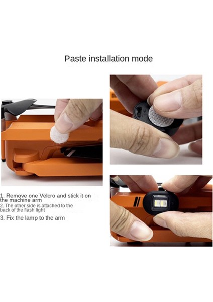 Adet Evrensel Flaşlı Uyarı Işığı USB Şarj Edilebilir LED Acil Durum Işıkları Drone Gece Flaş Lambası Motosiklet (Yurt Dışından)