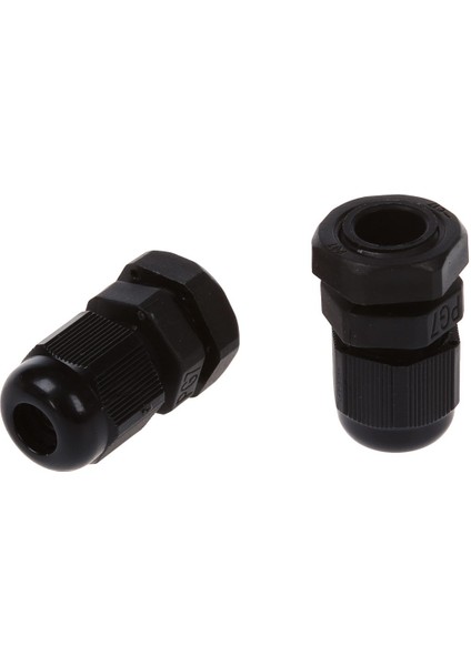 4-7mm Çaplı Kablo Için 30 Adet Pg7 Su Geçirmez Konnektör Rakoru Siyah (Yurt Dışından) modelleri