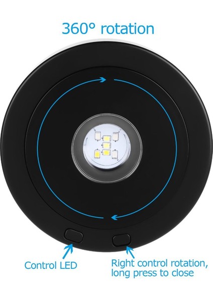 Yuvarlak Stand LED Dönen Ekran Standı Kristaller Için Taban Aydınlatmalı Taban 8 Işık Modu Ekran Kaideleri (Ahşap Rengi) (Yurt Dışından)