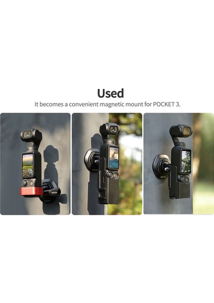 Sunnylıfe Osmo Pocket3 INSTA360 Go3 Metal Taban Genişletme Adaptörü Direksiyon Çok Işlevli Kullanışlı Tutucu (Yurt Dışından)