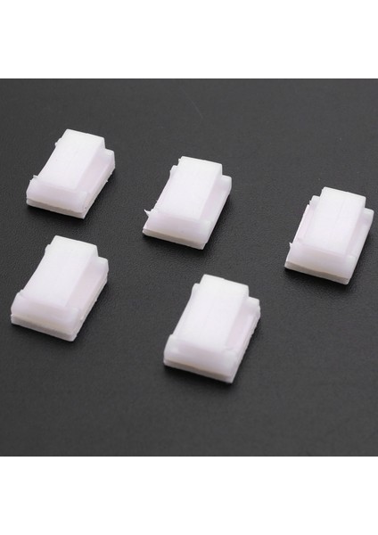 Kendinden Yapışkanlı Tel Paketi Tutucu Kravat Montaj Klipsi, 7 mm Genişlik, 50 Parça (Yurt Dışından)