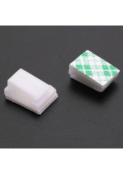 Kendinden Yapışkanlı Tel Paketi Tutucu Kravat Montaj Klipsi, 7 mm Genişlik, 50 Parça (Yurt Dışından)
