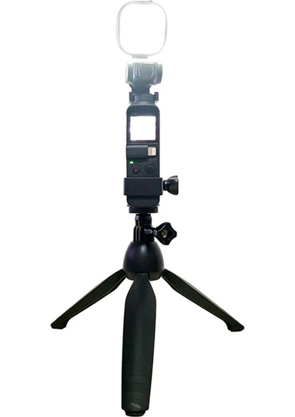 Pocket3 Ayarlanabilir LED Dolgu Işığı Lambası + Djı Osmo Pocket 1 2 3(B) Için Braket Kelepçe Adaptörü (Yurt Dışından)