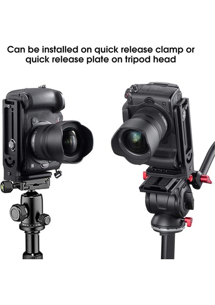 Dslr Kamera L Braketi Dikey Yatay Anahtarlama Tripod Hızlı Bırakma Plakası Canon Nikon Sabitleyici Tripod Monopod (Yurt Dışından)