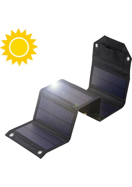 Katlı 12W Katlanabilir Güneş Paneli Taşınabilir Güneş Panelleri Şarj Cihazı USB 5V Dc Güç Güneş Paneli Mobil Güç Kaynağı (Yurt Dışından) fiyatları