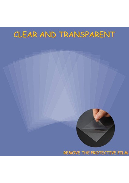 Isıyla Daralan Plastik Levha Paketi, Boş Büzülen Sanat Film Kağıdı Dahil 125 Pcs Anahtarlıklar Aksesuarları Dıy Süsler Için (Yurt Dışından)