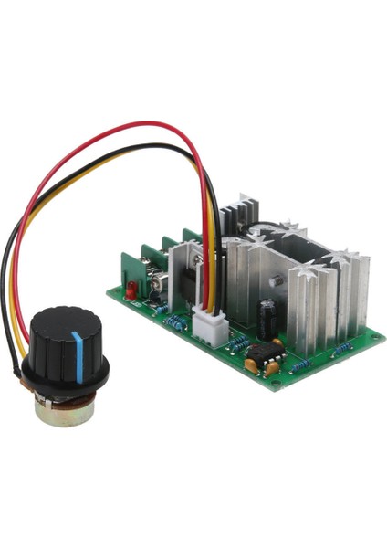 20A Pwm Dc Motor Hız Kontrol Cihazı 12V 24V 36V 48V Potansiyometre Topuzu Anahtarı ile (Yurt Dışından)
