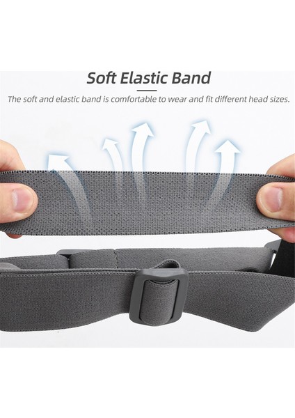 Sunnylıfe For Action4 Go3 Evrensel Kafa Bandı Montajı 360° Çok Işlevli GOPRO12 Spor Kamera Telefon Kafa Bandı, Kamuflaj (Yurt Dışından)