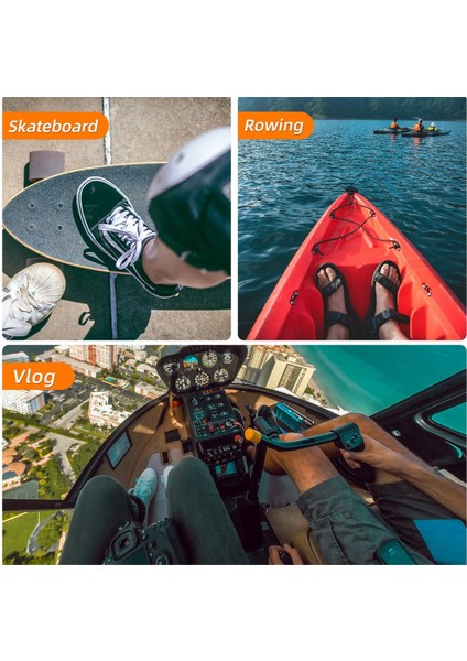 Sunnylıfe For Action4 Go3 Evrensel Kafa Bandı Montajı 360° Çok Işlevli GOPRO12 Spor Kamera Telefon Kafa Bandı, Kamuflaj (Yurt Dışından)