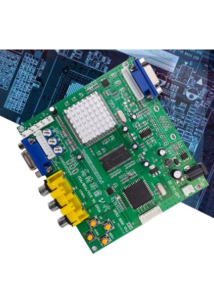 Arcade Oyunu Cga/ega/yuv/rgb'den VGA Çıkışına Hd Video Dönüştürücü Kurulu Arcade Oyun Monitörü Için Crt LCD Pdp Projektör (Yurt Dışından)