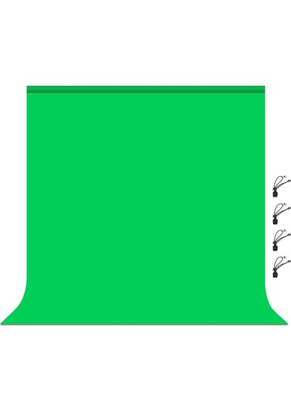 Fotoğraf Arka Plan Arka Plan Pürüzsüz Muslin Yeşil Ekran Fotoğraf Stüdyosu Video Için Chromakey Arka Plan Bezi (Yurt Dışından)