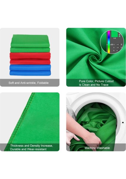 Fotoğraf Arka Plan Arka Plan Pürüzsüz Muslin Yeşil Ekran Fotoğraf Stüdyosu Video Için Chromakey Arka Plan Bezi (Yurt Dışından) modelleri