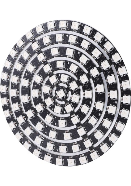 WS2812 SK6812 Yarıçapı 110MM LED Halka 5050 DC5V Dıy LED Halka Dahili Rgb Adreslenebilir LED Halka 93 Bit Led'ler (Yurt Dışından)