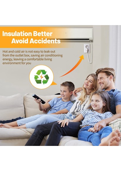 20 Adet Duvar Yalıtım Çıkış Izolatörleri Mühürleyenler, Duvar Için Elektrik Çıkışı Yalıtım Pedleri, Işık, Anahtar Priz (Yurt Dışından) indirimleri