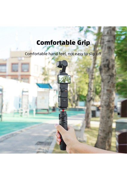 Osmo Pocket 3 El Tipi Gimbal Telefon Sabitleyici Tutucu Stand Tabanı Için Alüminyum Taşınabilir Uzatılabilir Selfie Çubuğu Tripod (Yurt Dışından)