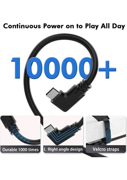 5gbps Güçsüz Seri Kablo 5m Şarj Kablosu Usb3.2 Gen2'den Quest 2 Için Type-C'ye Kablo Pıco 4 Için Vr Başlığı (Yurt Dışından)