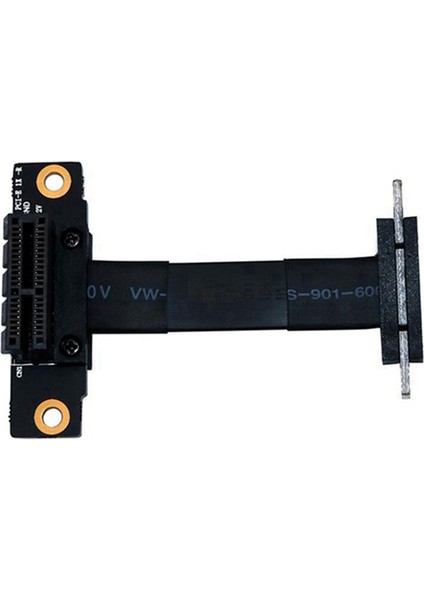Pcıe X1 Yükseltici Kablo Çift 90 Derece Sağ Açı Pcıe 3.0 X1'den X1'e Uzatma Kablosu 8gbps Pcı 1x Yükseltici Kart Şerit Genişletici (Yurt Dışından)