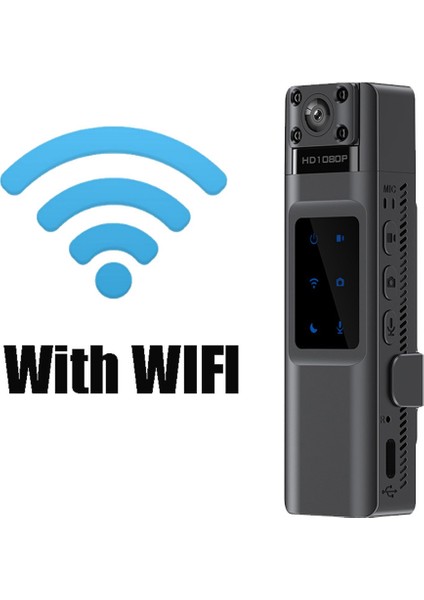 1080P Mini Kamera Hareket Algılama Taşınabilir Dijital Wıfı Video Kaydedici Vücut Kamerası Gece Görüş Kaydedici Kamera A (Yurt Dışından) fırsatları