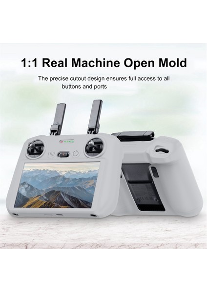 Djı Mini 4 Pro/air3 Drone Uzaktan Kumanda/djı Rc2 Çok Fonksiyonlu Uygun Silikon Koruyucu Kılıf Kapak, Gri (Yurt Dışından) fırsatları