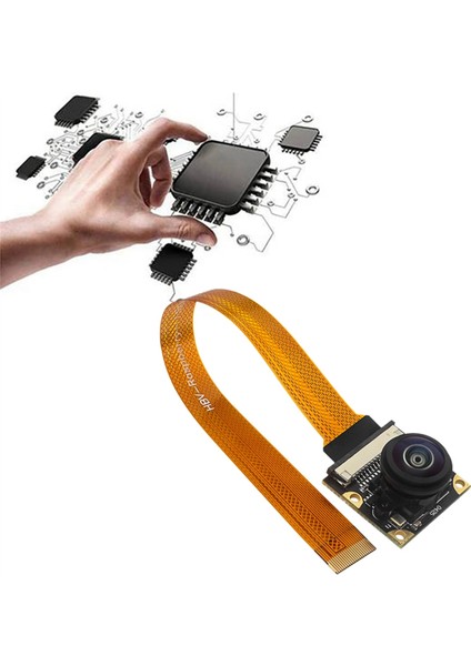 Raspberry Pi 5 Kamera Için 8mp Kamera Modülü IMX219 200 Derece Görüş Açısı Csı Arayüz Kamerası (Yurt Dışından)